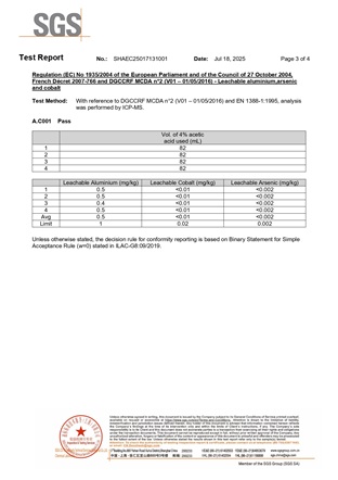 SGS report